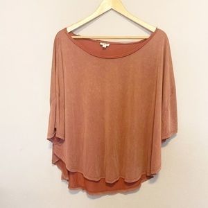 POL Raw Hem T-Shirt Large